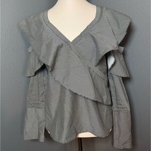 Checkered Chelsea 28 Blouse size Small